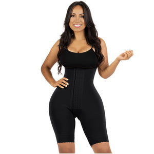Bling Shapers 098BF | Colombian Bum Lift Tummy Control Shapewear Mid Thigh Faja for Curvy Wide Hips Small Waist Women | Powernet - My Fajas Colombianas