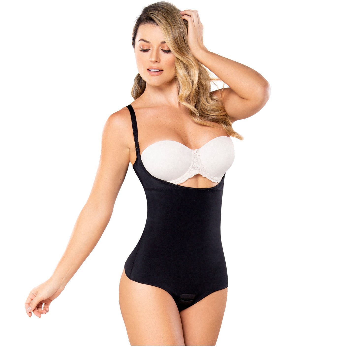 Diane & Geordi 002374 Women's Seamless Thong Bodysuit – My Fajas Colombianas