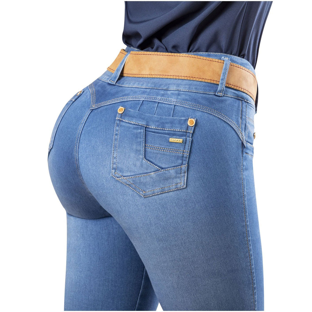 DRAXY 1444 Colombian Butt Lifting Classic Skinny Jeans - My Fajas Colombianas