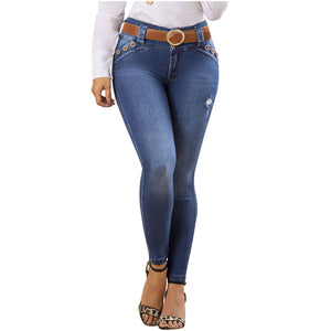 DRAXY 1445 Colombian Butt Lifting Skinny Jeans for Women - My Fajas Colombianas