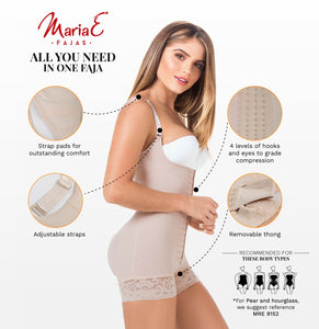 Fajas MariaE 9334 | Postpartum Shapewear | Butt Lifting Girdle for Daily Use
