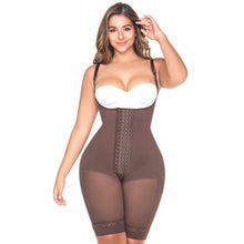 Load image into Gallery viewer, Fajas MariaE FQ112 | Fajas Colombianas Open Bust Body Shaper| Mid thigh Girdle