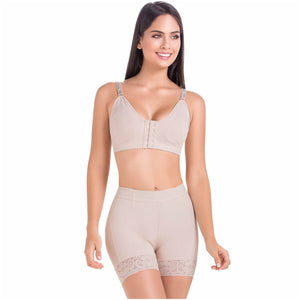 Fajas MariaE FU101 | High-Waisted Tummy Control Shorts for Women 