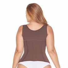 Load image into Gallery viewer, Fajas MariaE RA004 | Fajas Colombianas Compression Vest | Tummy Control Open Bust Girdle | Powernet