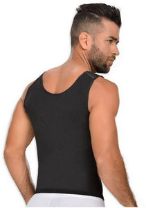 Fajas MYD 0060 Compression Vest Shirt Body Shaper for Mens faja Mens Fajas MyD Fajas 
