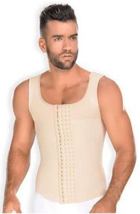 Fajas MYD 0060 Compression Vest Shirt Body Shaper for Mens faja Mens Fajas MyD Fajas 