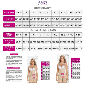 Fajas MYD 0074 Full Body Shapewear Bodysuit for Women / Post Surgical Garment