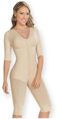 Post Surgery Tummy Control Full Body Shaper with Sleeves MYD0074