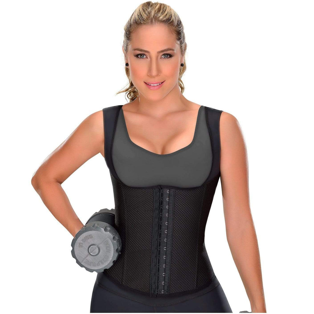Fajas MYD 0555 Vest Waist Trainer For Women Activewear Fajas MyD 2XS Black 