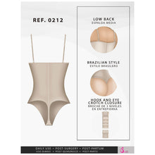 Load image into Gallery viewer, Fajas Salome 0212 | Strapless Thong Body Shaper | Everyday Use Tummy Control Shapewear Girdle for Dress