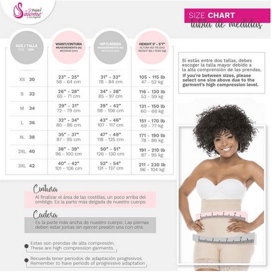 Fajas Salome 0212 Women's Bodyshaper Strapless G-string Thong/brasilera :  : Clothing, Shoes & Accessories