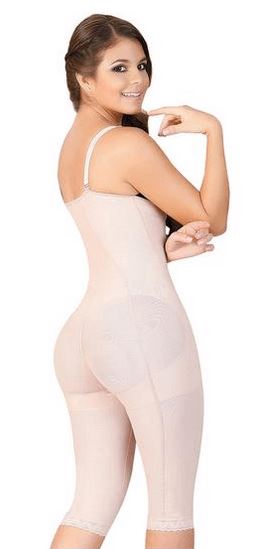 Fajas Salome Women Post-Op Full Body Shaper with Zipper Shapewear