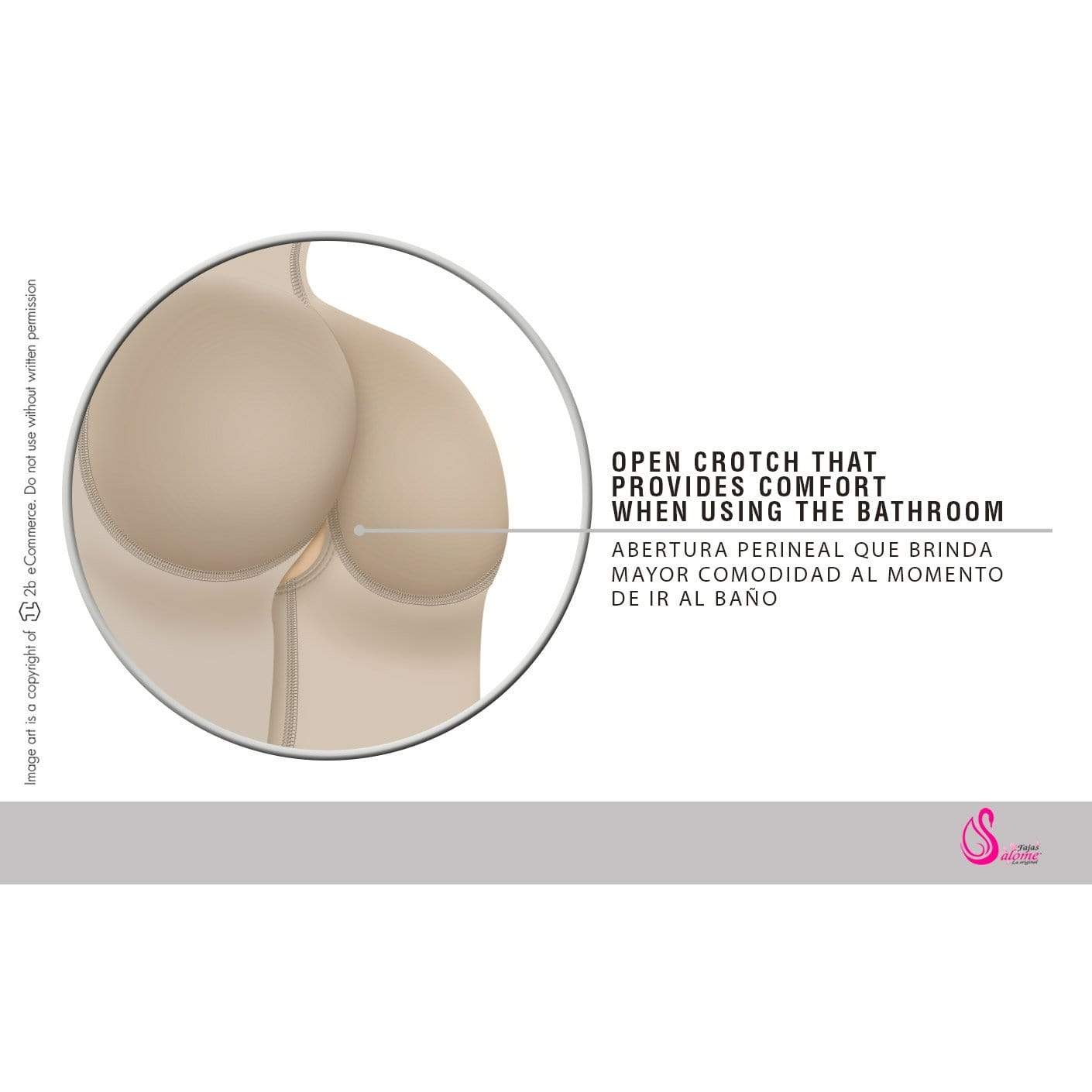 Fajas Salome 0214 Mid Thigh Body Shaper