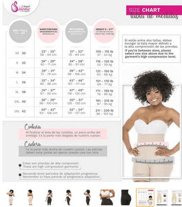 Fajas Salome 0219 Hight Waist Compression Shorts for Women Everyday Shapewear Fajas Salome 