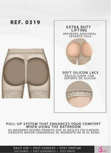 Fajas Salome 0319 BBL Compression Shaper Shorts for Women / Powernet Everyday Shapewear Fajas Salome 