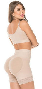 Fajas Salome 0321 High Waist Compression Slimmer Shapewear Shorts / Powernet Butt Lifters Fajas Salome 