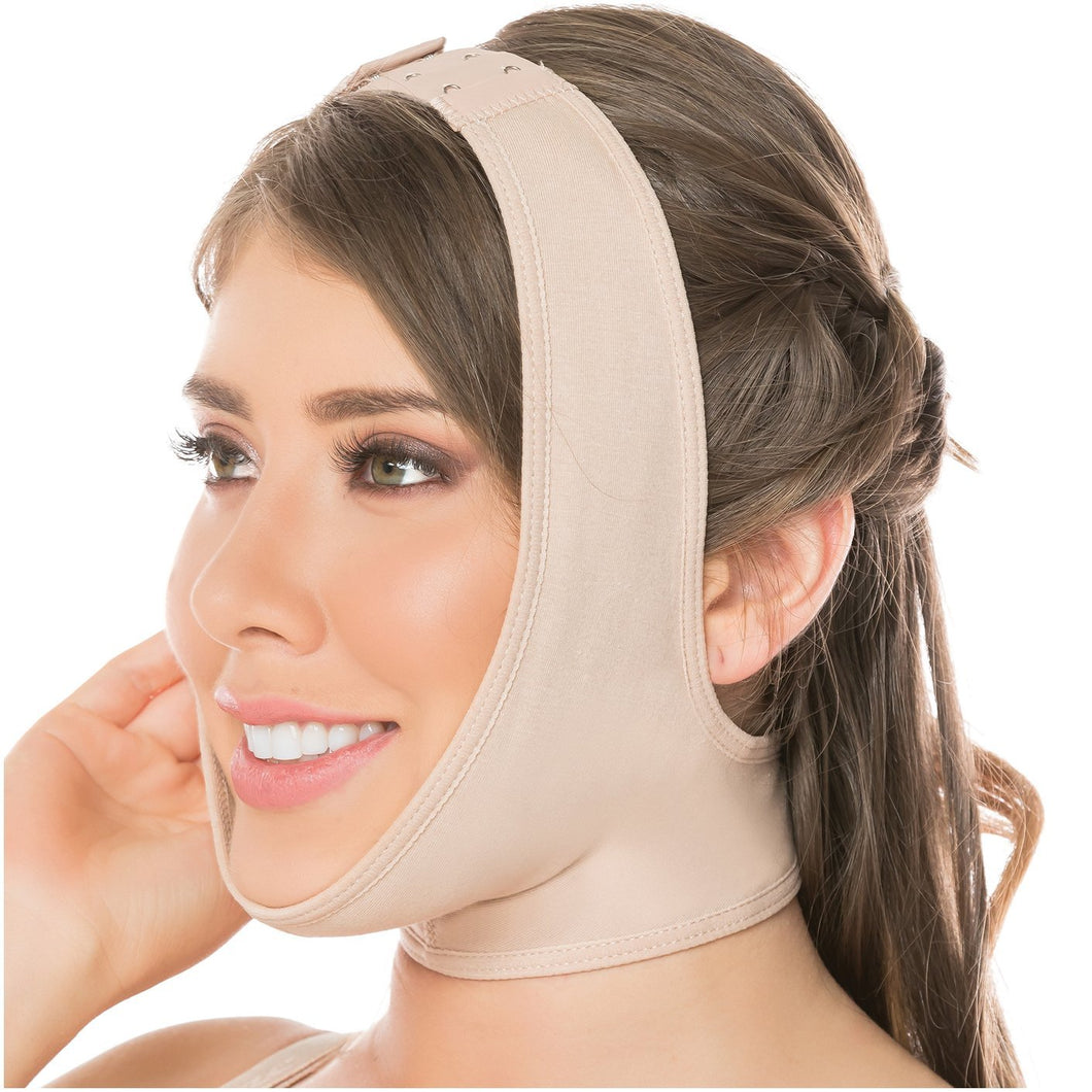 Fajas Salome 0322 Chin Compression Slimmer Strap for Women / Fajas Postquirurgicas