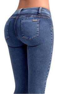 Lowla 217988 Skinny Colombian Butt Lifter Jeans with Removable Pads Colombian Jeans Lowla 