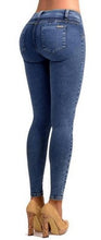 Load image into Gallery viewer, Lowla 217988 Skinny Colombian Butt Lifter Jeans with Removable Pads Colombian Jeans Lowla 