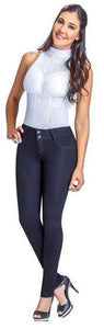 Lowla 217988 Skinny Colombian Butt Lifter Jeans with Removable Pads Colombian Jeans Lowla 