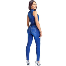 Load image into Gallery viewer, Lowla 269275 Colombian Jumpsuits with Internal Girdle Denim Lowla 1 US/6 CO Blue 