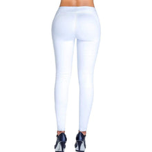 Load image into Gallery viewer, Lowla Jeggings 249365 - Butt Lifting Pants Colombian Jeans Lowla 1 US/6 CO White 