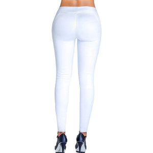Lowla Jeggings 249365 - Butt Lifting Pants Colombian Jeans Lowla 1 US/6 CO White 