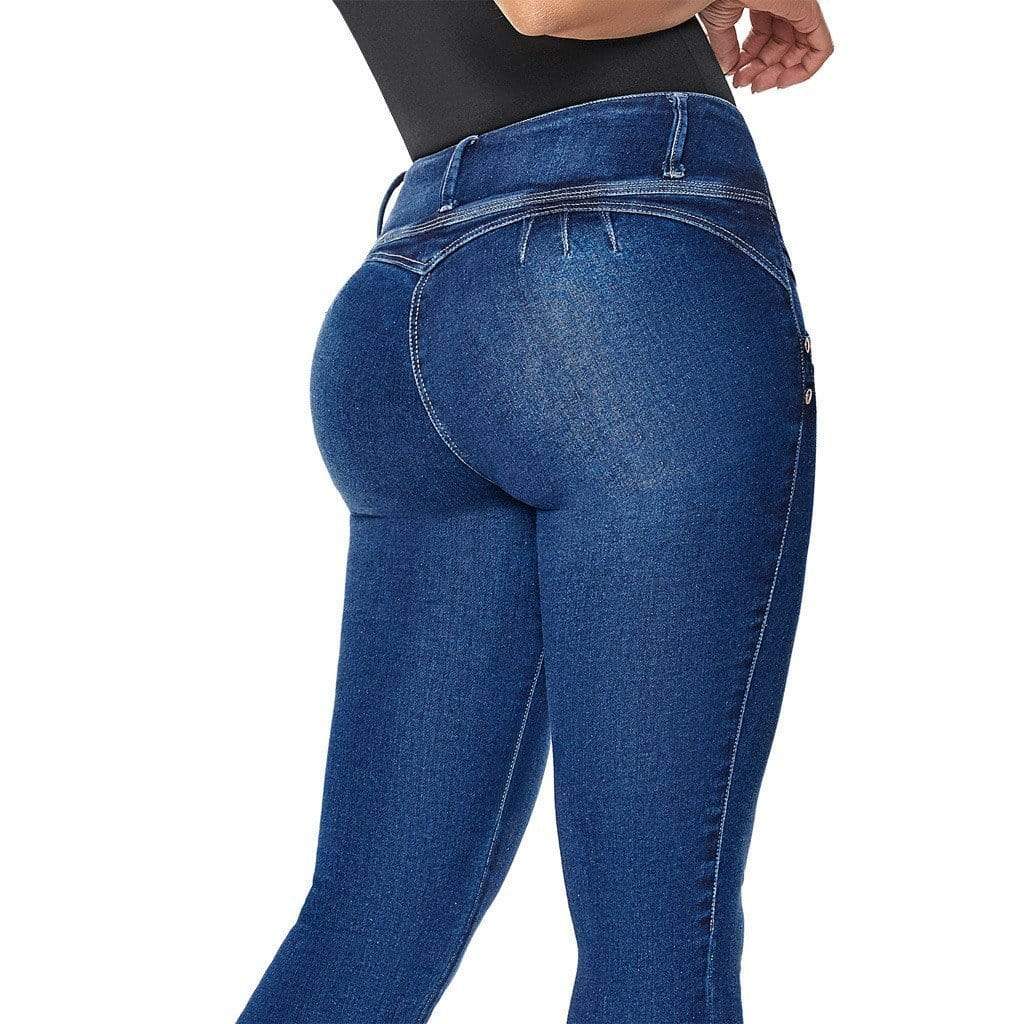 LT.Rose 2016 Colombian Butt Lifter Skinny Jeans Denim Laty Rose 1 Intense Blue 