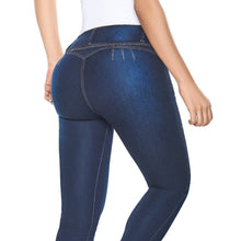 Load image into Gallery viewer, LT.Rose 2018 Butt Lifter Colombian Skinny Jeans Colombian Jeans L.T. Rose 1 US/6 CO Dark Blue 