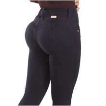 Load image into Gallery viewer, LT.Rose CS3003 Colombian Butt Lifter Skinny Jeans Denim Laty Rose 1 Petroleum Blue 
