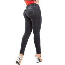 Load image into Gallery viewer, LT.Rose CS3B04 Colombian Mid-Rise Butt Lifter Skinny Jeans Denim Laty Rose 